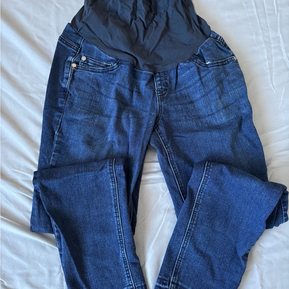 Indigo Blue Women's Cropped Denim Pants